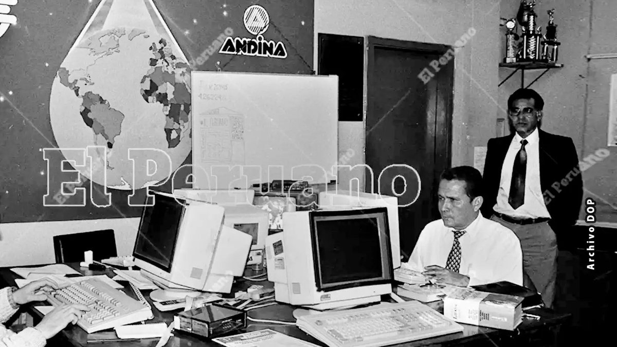 NikolaTESLApe's tweet photo. #Periodista La huella imborrable que dejó en Andina: GILBERTO MIRANDA ¡¡Feliz día!!🥳 https://t.co/WfpHgr7Y1S ◀️ #Gibo #GilbertoMiandaPaz #AgenciaAndina #EdificioPizarro #MesDelPeriodista🇵🇪 #PeriodismoAnalogico🇵🇪 #TeletipoPrensaPeruana @spp_prensa https://t.co/NIitfzk5UV