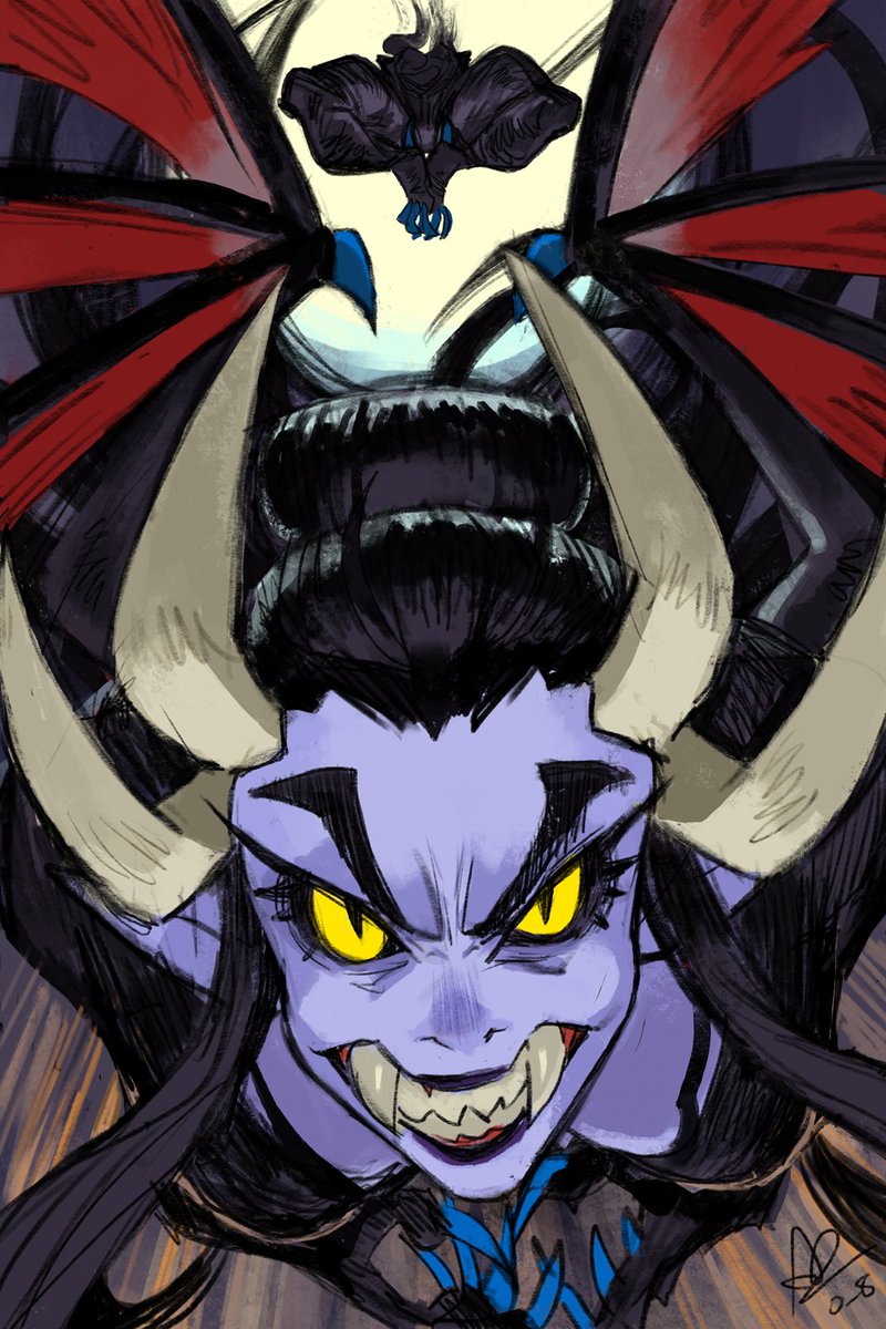 o___8's tweet photo. Starting off spooky times AND Filipino American History Month with some fanart of Manang from Forgotten Island!

Remember to check out the movie in theaters!  🥳 https://t.co/61ATSZrnK5