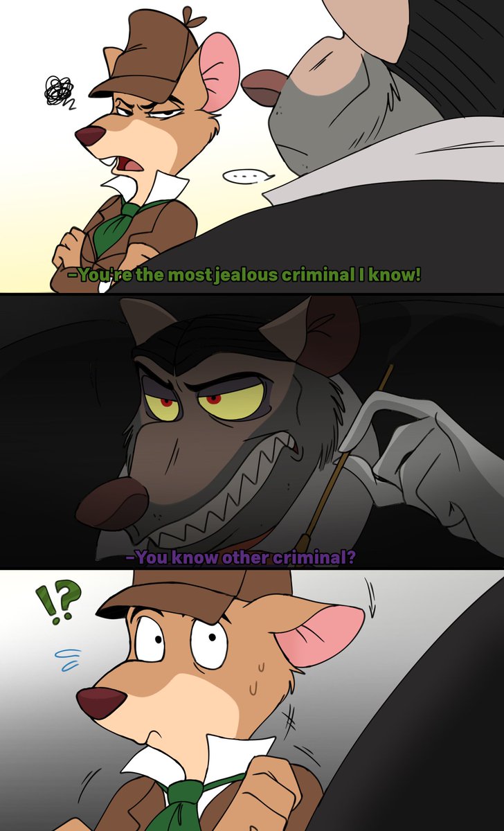 TRMODE11's tweet photo. 👀 (#Basigan)

.
.
.
#TGMD (#TheGreatMouseDetective) #basilofbakerstreet #ratigan #fanart 🐁🐀 https://t.co/WLyWlb4veR