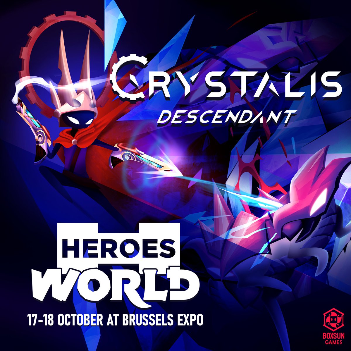 PlayCrystalis's tweet photo. Great news gladiators!
We'll be present @HeroesWorldBE! Be sure to come playtest our current version we love all your feedback.🔥
See you there! 
17-18 OCTOBER AT BRUSSELS EXPO

Event▶️ https://t.co/lGah1rZApo
#indiegame #Belgium #playtest https://t.co/v0v9upqLck