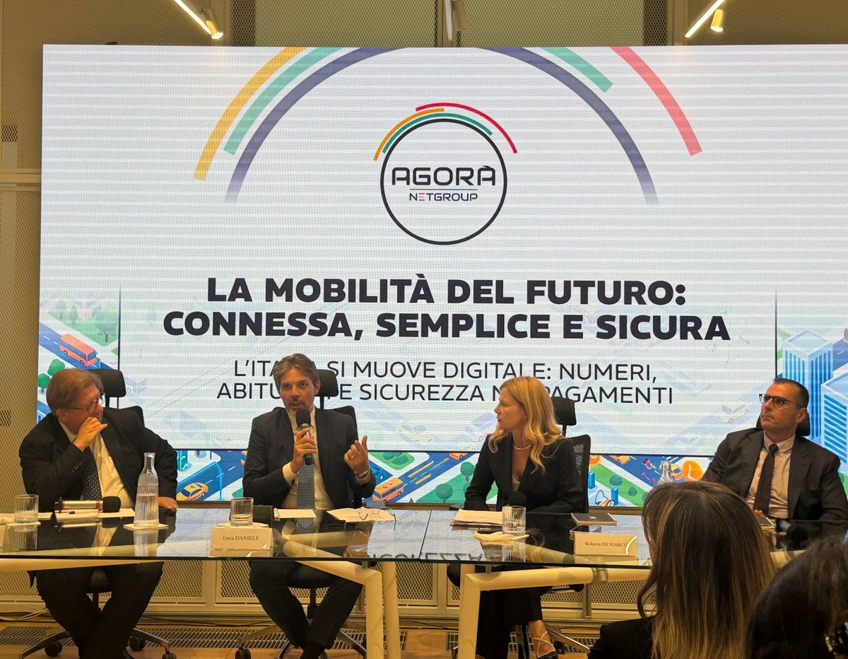 telepass's tweet photo. La mobilità è sempre più digitale: pagamenti al casello, biglietti acquistati da smartphone, sosta e servizi attivati via app. Più aumentano le transazioni più cresce anche il valore della fiducia che gli utenti ripongono nei sistemi digitali.

È stato uno dei temi al centro dell’Agorà Netgroup dedicata a mobilità e sicurezza digitale, a cui ha partecipato il nostro CFO Luca Daniele: “Negli ultimi dieci anni l'azienda ha compiuto una trasformazione importante diventando una piattaforma digitale che permette di pagare tantissimi servizi in mobilità, non solo quelli legati all'auto, ma anche quelli legati alla persona”.

Un’evoluzione che oggi significa circa 1,5 miliardi di transazioni all’anno e 10 miliardi di euro di transato.

“È proprio la fiducia, acquisita con il servizio originario, che ci permette di introdurne di nuovi, come la possibilità di rateizzare alcune spese di mobilità. Poter distribuire un pagamento in tre rate, in un momento in cui si parla costantemente di caro carburante, offre ai nostri clienti un vantaggio non banale”.

Guarda l’intervista completa su https://t.co/jUImiwO28T