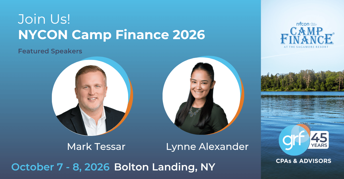 GRFCPAs's tweet photo. Past audits can reveal what your nonprofit should strengthen next. Join GRFs Mark Tessar and Lynne Alexander at #CampFinance2026 to learn practical ways to improve controls, streamline documentation and build a more proactive approach to audit readiness.

https://t.co/V7b8NHtI5A https://t.co/zevMSVgjrS