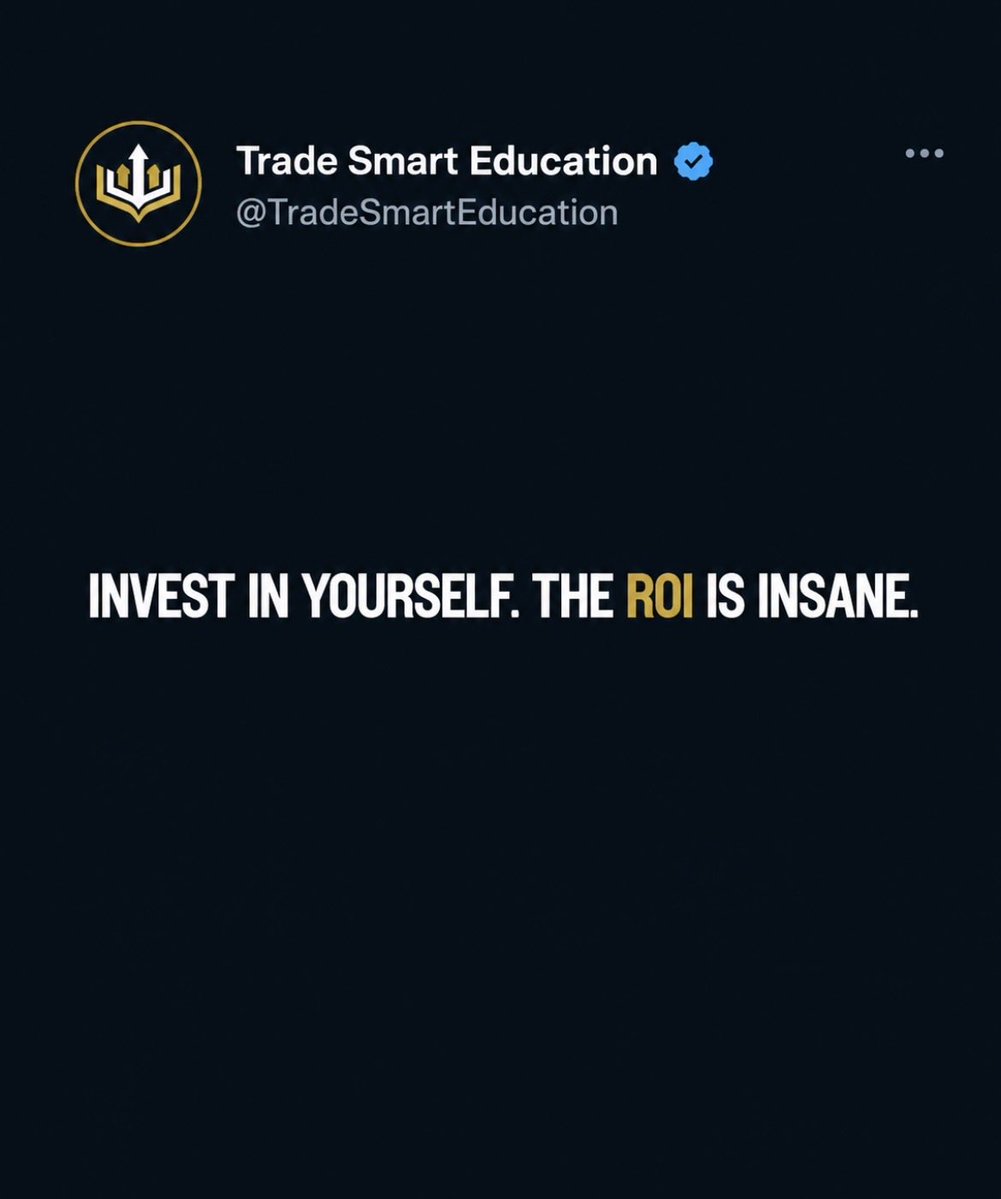 BobbyjoeRyan3's tweet photo. The greatest investment you’ll ever make is in yourself. 📈
Your knowledge compounds. Your discipline compounds. Your skills compound.
Build yourself first — the returns follow. 💯

#TradeSmartEducation #InvestInYourself #TradingEducation #Mindset #Discipline #FinancialEducation https://t.co/m9pVaFlROR