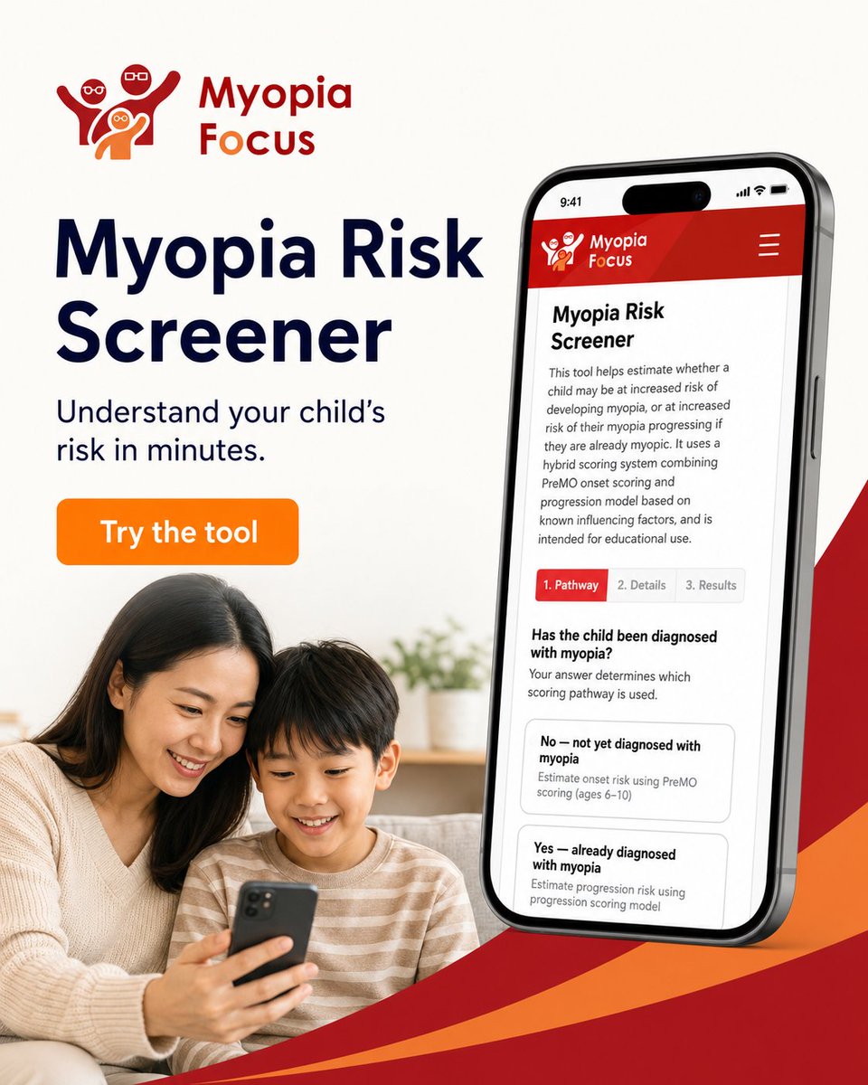 MyopiaFocus's tweet photo. Worried your child might be at risk of myopia?

Take our free online risk assessment and get a clearer picture of the factors that may affect your child’s vision.

Start here:
https://t.co/YdDGhfMa2G

#ChildrensEyeHealth #Myopia #MyopiaFocus https://t.co/AzmzvdNyRQ