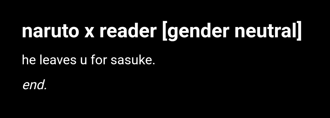cannibalsasuke's tweet photo. this fan fic shit is easy https://t.co/ioNZQXxGTS