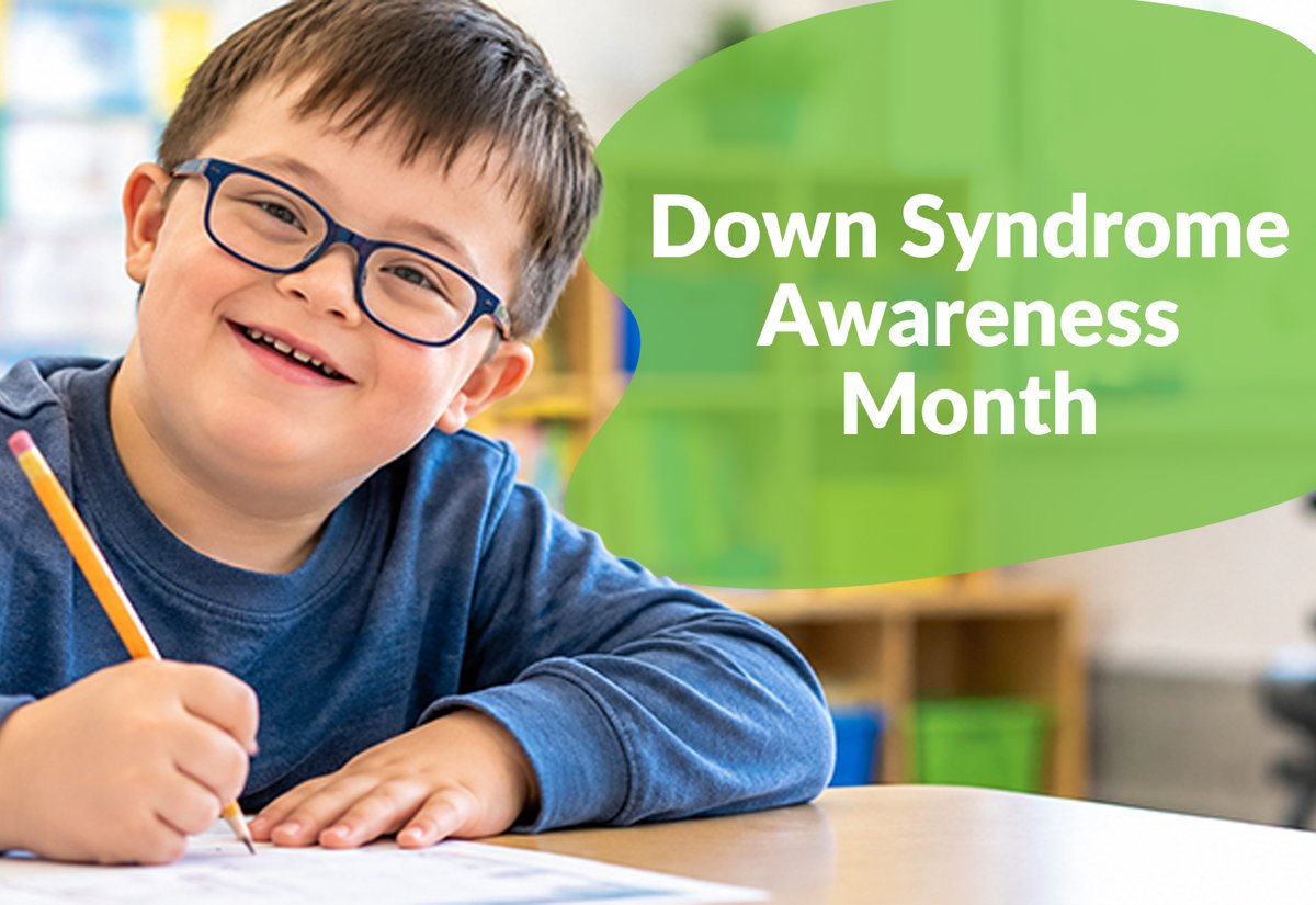 SH_SpecialEd's tweet photo. October is Down Syndrome Awareness Month. 💙💛
Celebrate inclusion, promote understanding and help create classrooms where every student has the opportunity to learn, participate and thrive. https://t.co/4JqV1m2ueV