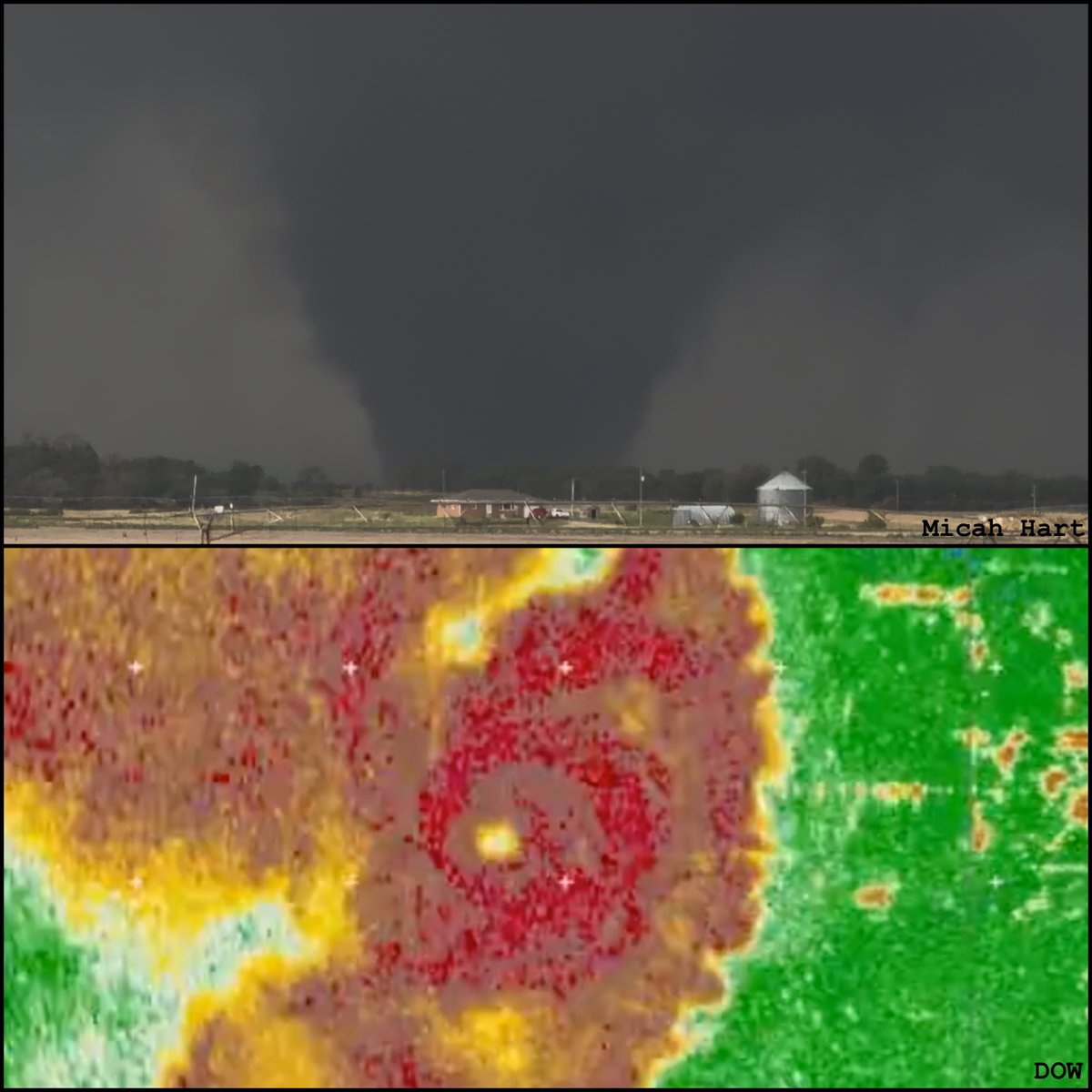 ConvChronicles's tweet photo. Work has begun on my meteorological breakdown of one of the more intense tornadoes of 2026: the St. Libory, NE, EF3 back on May 17. In it, we'll analyze the meteorology behind the event and dive into some high-resolution radar data to determine how such an intense tornado was able to occur and why it behaved the way it did.

Chasers: if you have any photos/videos of the St. Libory tornado you'd be willing to share for inclusion in the video, I'd be grateful.