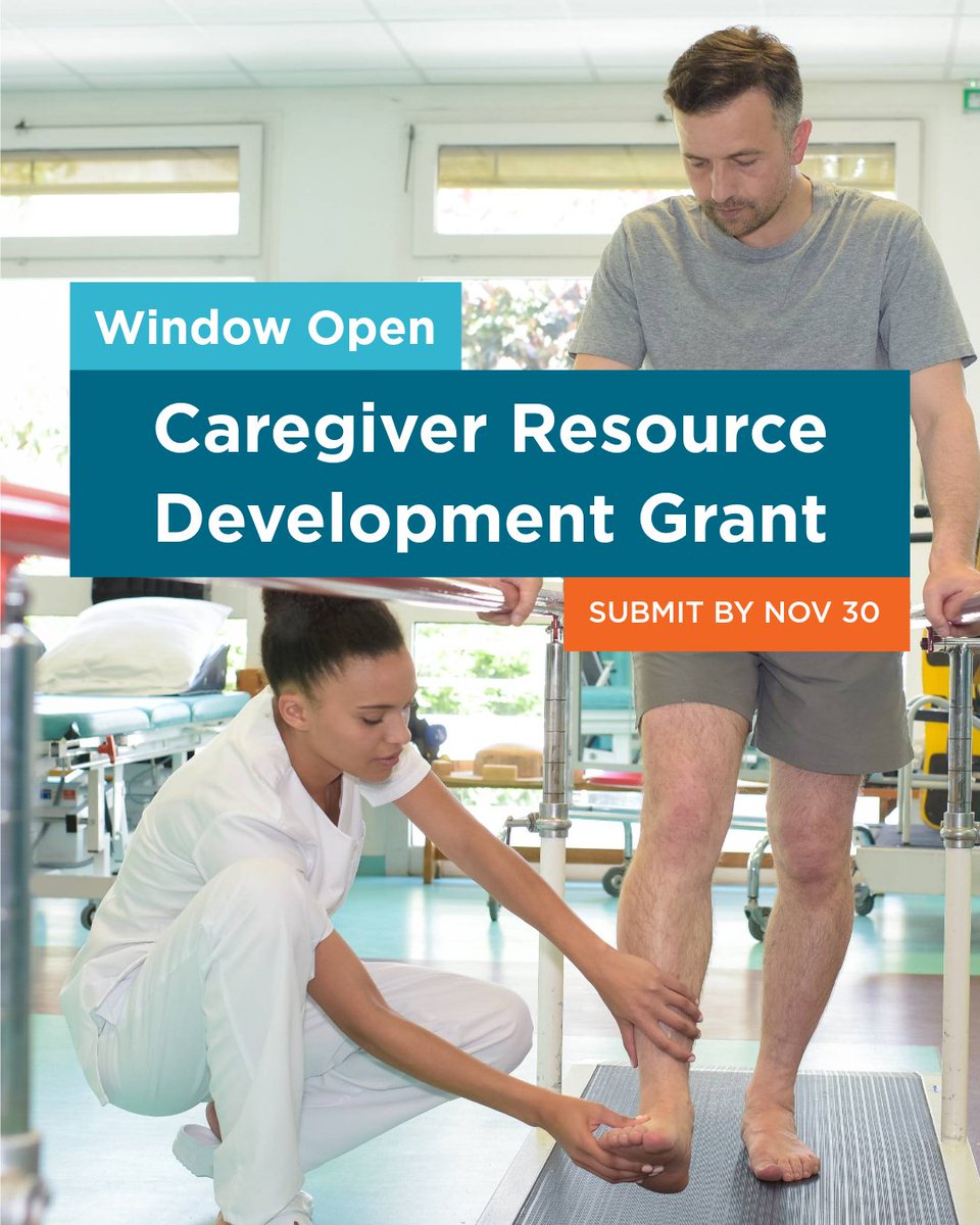 AssocRehabNurse's tweet photo. Applications are open for the ARN Caregiver Resource Development Grant. Up to three $2,000 grants awarded annually to develop caregiver education resources.

Apply by Nov 30, 2026: https://t.co/vuvyALJCxR

#ARN #RehabNursing https://t.co/XIQzeEhR3K