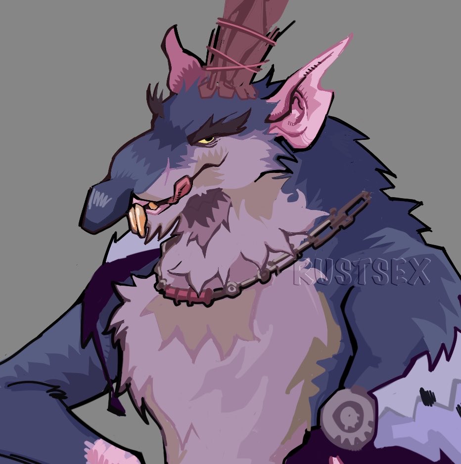 rustsex's tweet photo. messy doodle of rat king #deadlock https://t.co/WP0K09m2xn