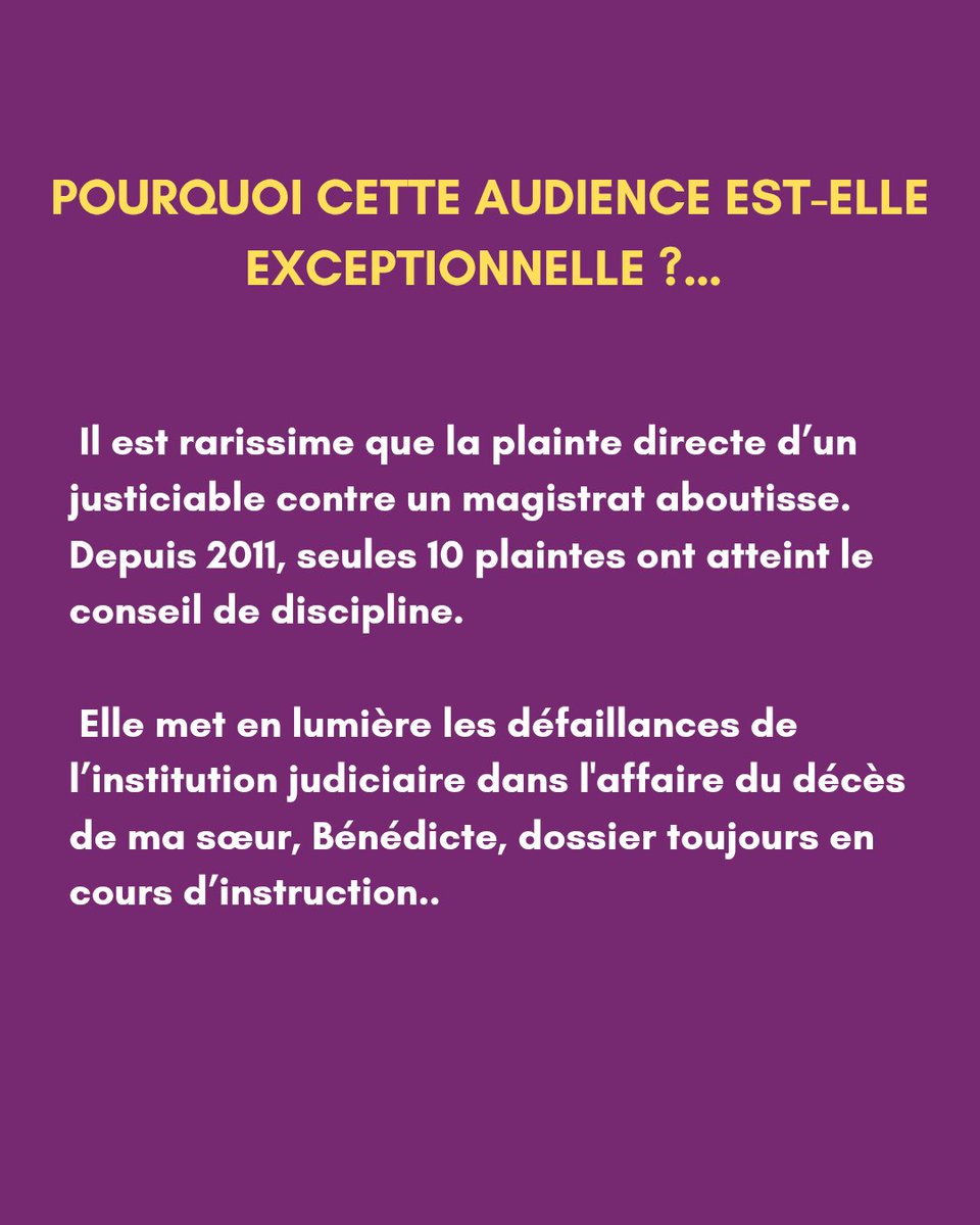 grevin_sylvaine's tweet photo. Tweet 1/2
Oui, je suis une partie civile INGOUVERNABLE ✊ et j'en suis fière ‼️
Tant que la justice dysfonctionnera, on me trouvera vent debout
JusticePourBénédicte #Combat #Justice #CSM #CourDeCassation #Courage #Famille https://t.co/uOs7CmqVNU