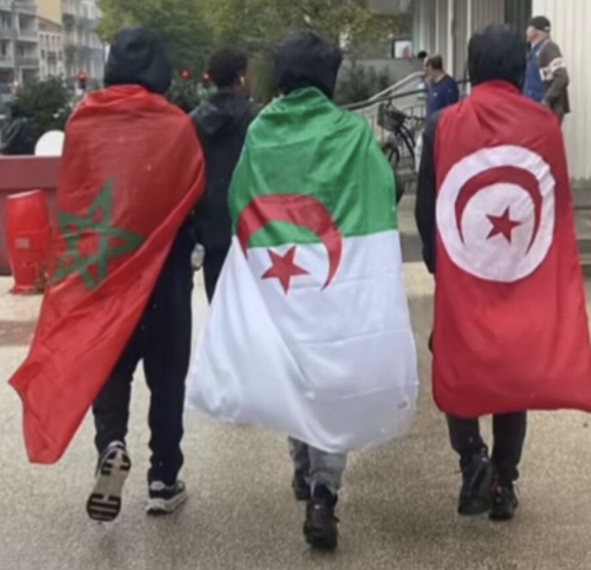 visegrad24's tweet photo. Student protesters on their way to “save” the French educational system https://t.co/t0ngXHvO6s