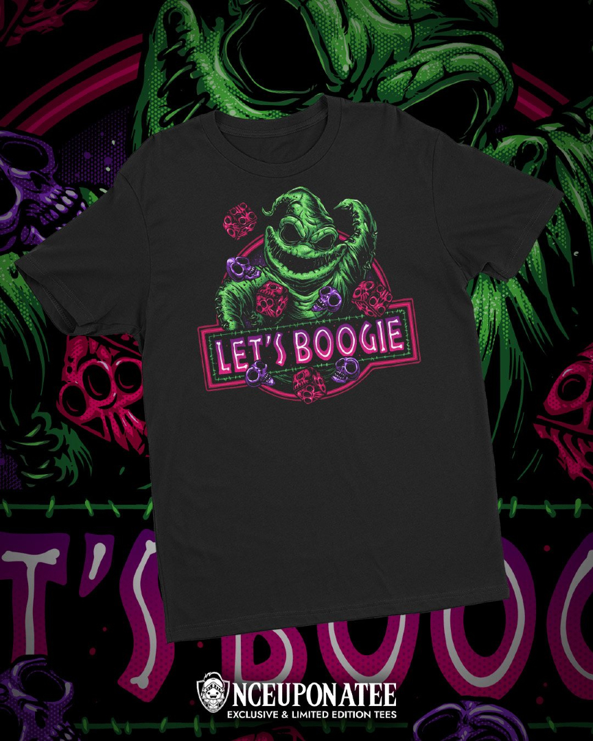 OnceTees's tweet photo. "Let's Boogie" by artist GlitchyGorilla is today's featured design!

Shop: https://t.co/2S2YbHX7Bq

Available in Black and White https://t.co/1xcboV5OTg