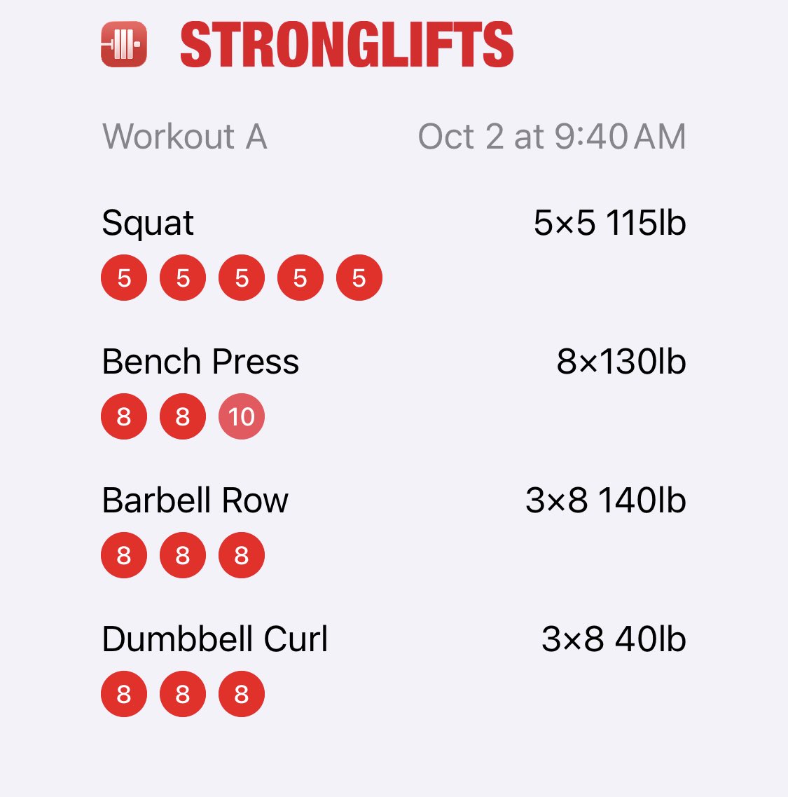 JVaimberger's tweet photo. #lifting #stronglifts ๐๏ธโโ๏ธ๐๐ https://t.co/JzHM35V69R