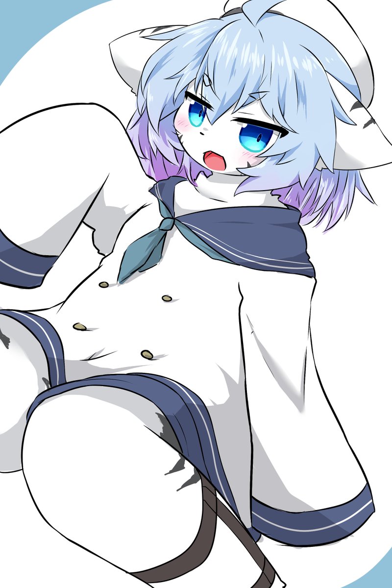 mofu2_destroyer's tweet photo. ケモショタマリンセーラー落書き https://t.co/RY06Afbspo