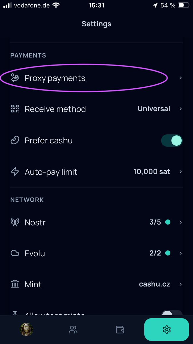LinkyFit's tweet photo. @MinibitsCash @HynekJina @btcplusplus Hey,
1. He must express his will to pay for his friends first
-  → settings → proxy payment 
- It's quite hidden now, but we will make it more visible soon
2. Yes, it should work.. but it's not tested properly yet. https://t.co/WkdVzwJEi9