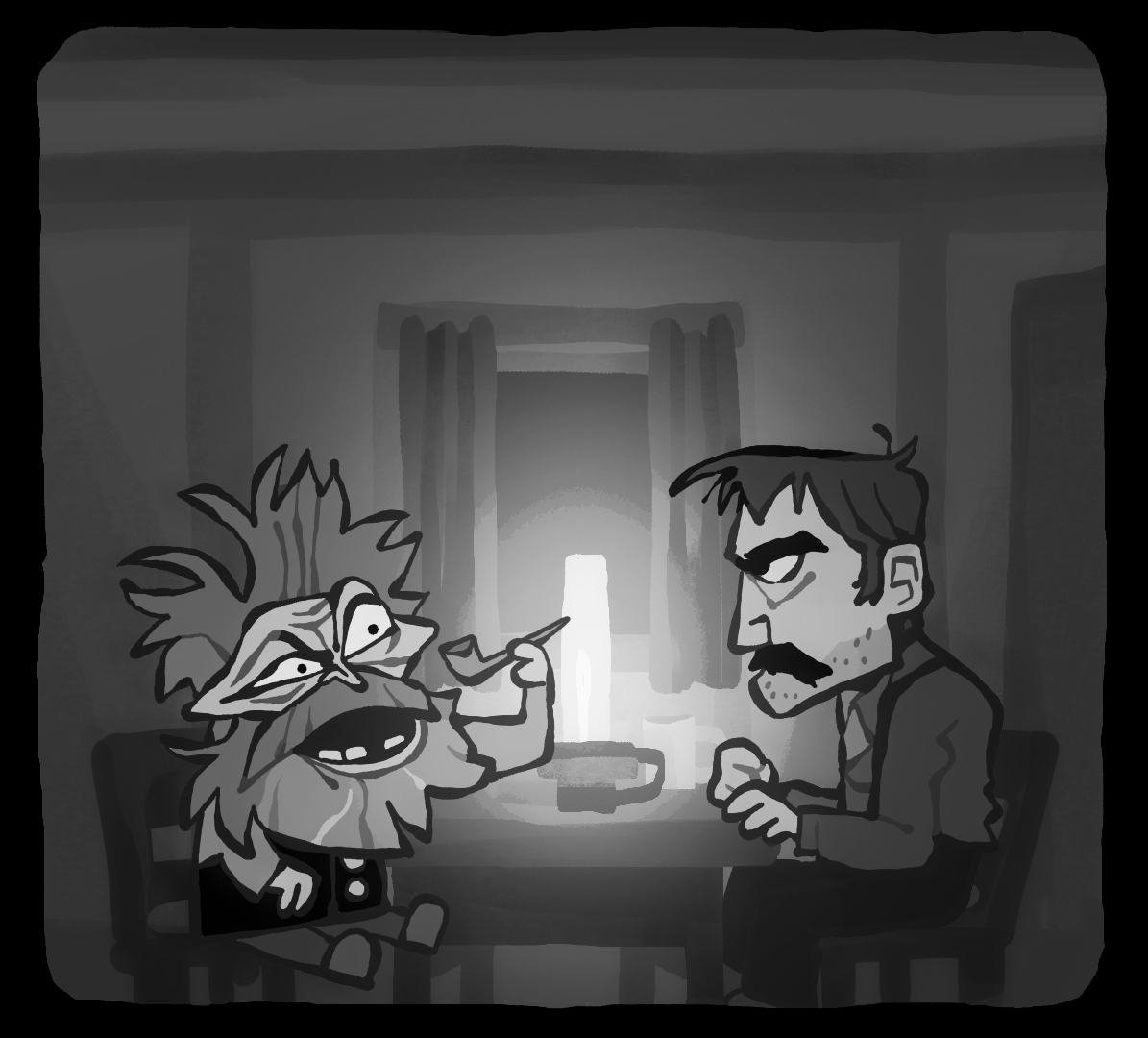 kn0nker's tweet photo. new cartoon is out..! the lighthouse!

quick comparison between the 2019 concept art and the 2026 final version of the toon! 🚨 silly one https://t.co/9DQM8RBHf4