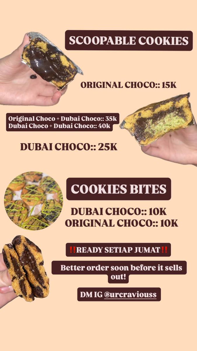 unjfess_'s tweet photo. HI GUYS YANG MAU BOLEH BANGET COBAIN YAAA, bisa req hari juga kl mauuu di unj! DM IG @/urcraviouss https://t.co/bByTdBv5lK