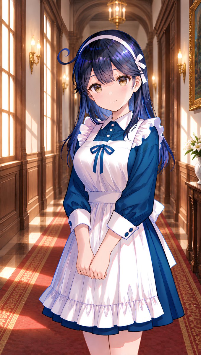 acncagua's tweet photo. メイド潮ちゃん

#AIイラスト
#今日のAIイラスト
#艦これ
#潮 https://t.co/TWNYGMns59