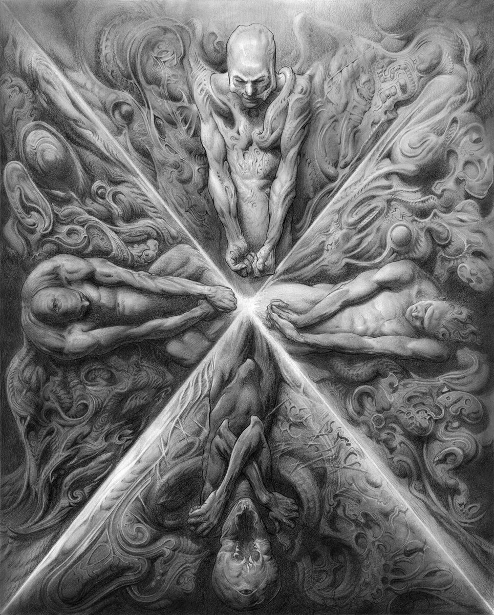 StevenZapata's tweet photo. @Pontifex Holy Father, I humbly request your consideration to be commissioned by the Catholic Church. I come from a Catholic family, I aim for the terribilità of the Old Masters, and my work is inspired by theological cornerstones like Paradise Lost. All these pieces are pencil, no AI ever https://t.co/VWk0pJfv9X