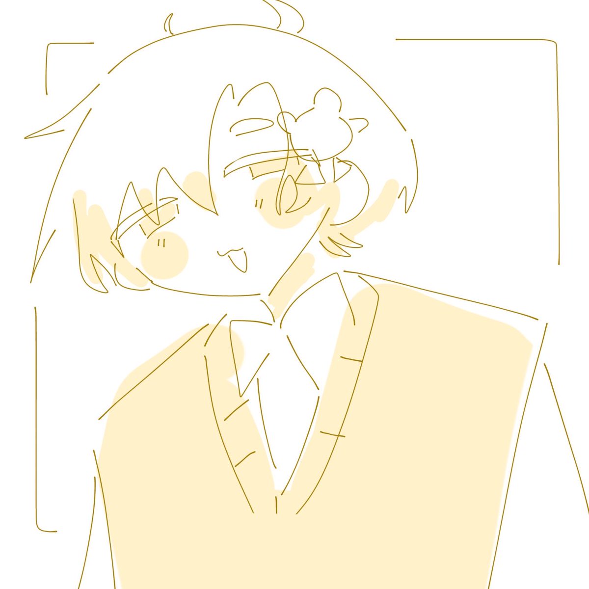 Hayatesan068's tweet photo. ラクガキ https://t.co/4M0yUg8dVo