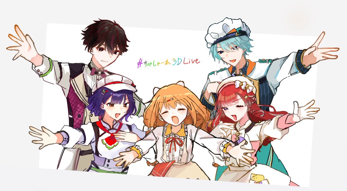 sangurasu0530's tweet photo. 3DLiveお疲れ様でした！
#すぺしゃー絵 https://t.co/KW2xUY7s0N