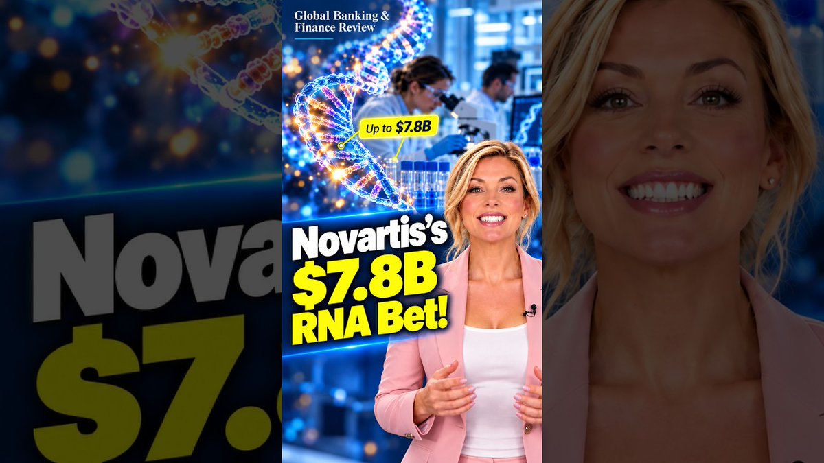 GBAFReview's tweet photo. Novartis Signs RNA Deal Worth Up to $7.​8 Billion dlvr.​it/TVlPQS #Novartis #Abogen #mRNA #Biotech #Pharmaceuticals https://t.co/iQgysXvpmW