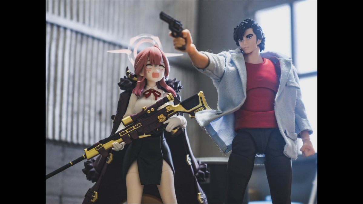 godzillavstaiki's tweet photo. アル「ハ... ハードボイルドだわ...　あなたのお名前は？」
#figma
#ブルーアーカイブ 
#BUZZmod
#シティーハンター https://t.co/74lWa7uF7x
