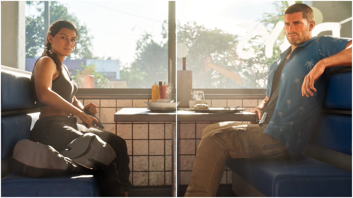 NotiPlay_'s tweet photo. NUEVA IMAGEN JASON Y LUCIA EN GTA 6 🔥🔥 https://t.co/99iQrxA9jJ