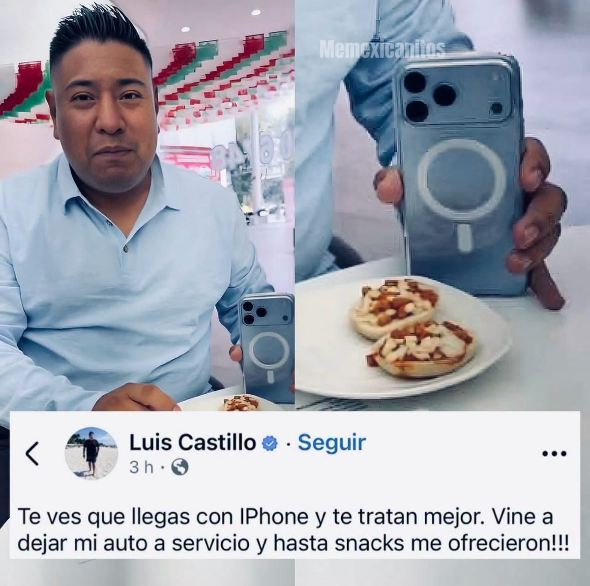 EsdeProfugos's tweet photo. Jajajajajaja. El que no sabe cómo “presumir” que trae iPhone. https://t.co/jjrMolIhmy