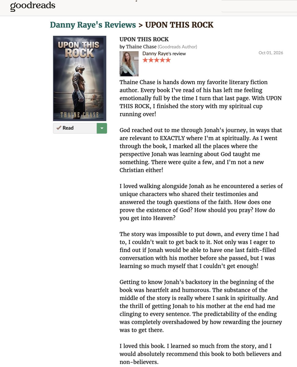 BeastofChase's tweet photo. This type of review is why I continue to write. 💚🤍🩷
#5stars #BookBoost #bookreview #ChristianFaith #BookRecommendations #reading #bookworms #inspirational #goodreads #ChristianFiction
https://t.co/cm2N0lcF6D https://t.co/qgv1iNiKY7