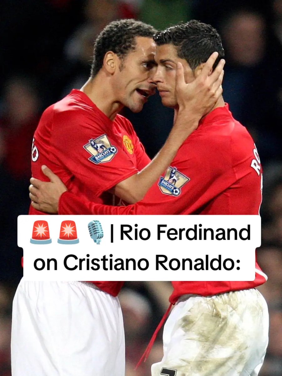 UnitedRedline's tweet photo. 🚨🎙️| Rio Ferdinand on Cristiano Ronaldo: 

"What gets on my nerves is people judge Cristiano Ronaldo based on his last 3-4 years where he’s putting insane numbers for a person of his age.  

"Go back to his time at Juventus, Real Madrid and Manchester United. https://t.co/nfFYzvfWOW