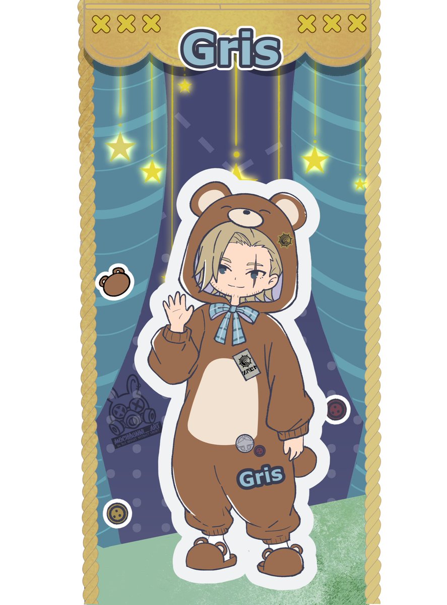Mochibunni_art's tweet photo. [Retopop Gris]
Cute Little bear

 #grisrubion #gachiakuta https://t.co/2LBRCzafu6