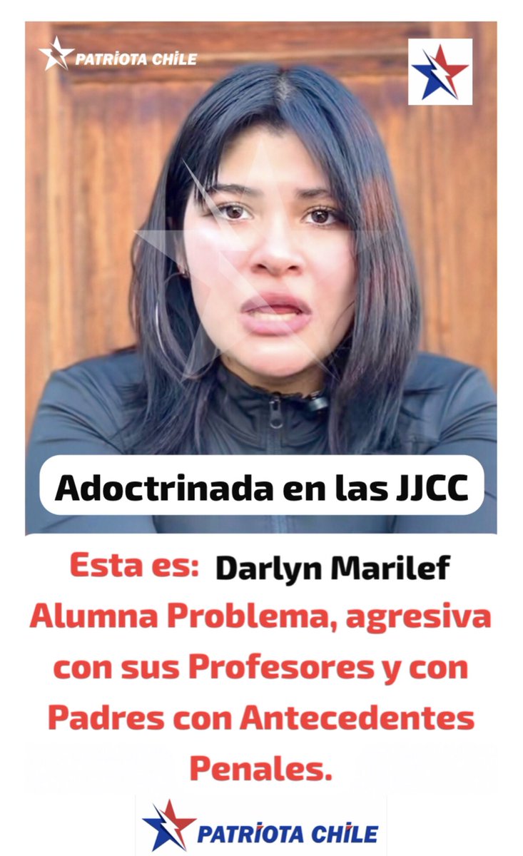 Soubirous_33's tweet photo. 🔴 #URGENTE | Patriotas, esta Changa REVELDE, adoctrinada por el PC, cuyos Padres reciben un sueldo de parte de bárbara NEANDERTHAL figueroa, es la que Amenazó al Presidente Kast. RT #ZurdaMugrosa #ACESalumnosProblemas https://t.co/WxXgevlsU3