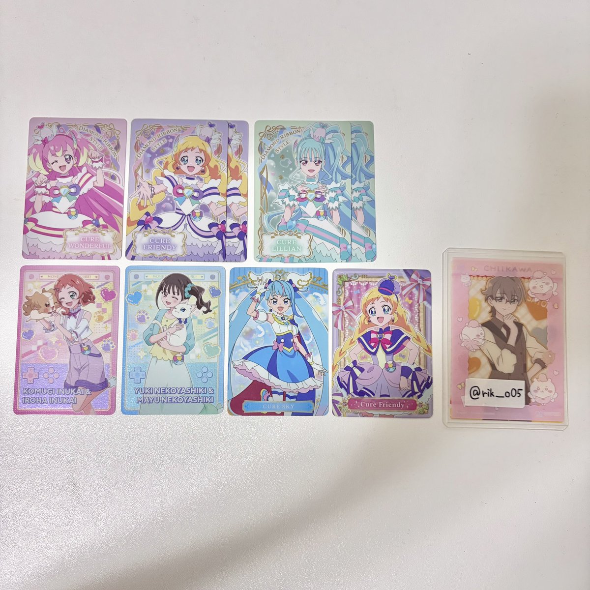 rik_o05's tweet photo. 【交換 / 譲渡】映画 名探偵プリキュア！ 不思議な庭と2人の秘密 キラキラカードグミ プリキュア たんプリ 名探偵プリキュア

求｜兎山悟

譲｜画像1、2 or定価＋送料（PayPay）

比率違い◎
郵送交換

お気軽にお声掛けください☘️ https://t.co/83Bd5c7FXw