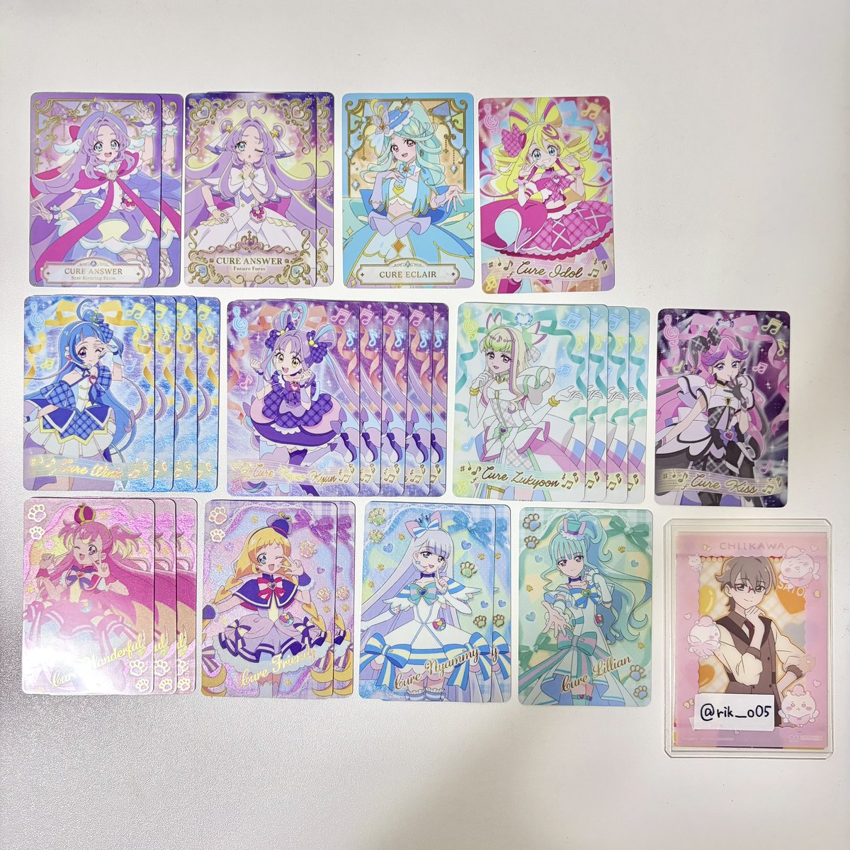 rik_o05's tweet photo. 【交換 / 譲渡】映画 名探偵プリキュア！ 不思議な庭と2人の秘密 キラキラカードグミ プリキュア たんプリ 名探偵プリキュア

求｜兎山悟

譲｜画像1、2 or定価＋送料（PayPay）

比率違い◎
郵送交換

お気軽にお声掛けください☘️ https://t.co/83Bd5c7FXw