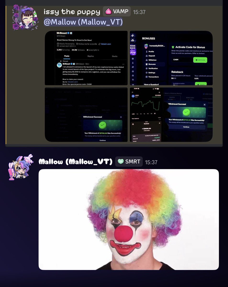 mallow_VT's tweet photo. To anyone who’s on my Discord friends list, if you haven’t spoken to me in a long time (over a year) and you randomly start talking to me, you’re instantly gonna be a red flag, and here’s a couple reasons why: https://t.co/Xoz3Y8eoi2