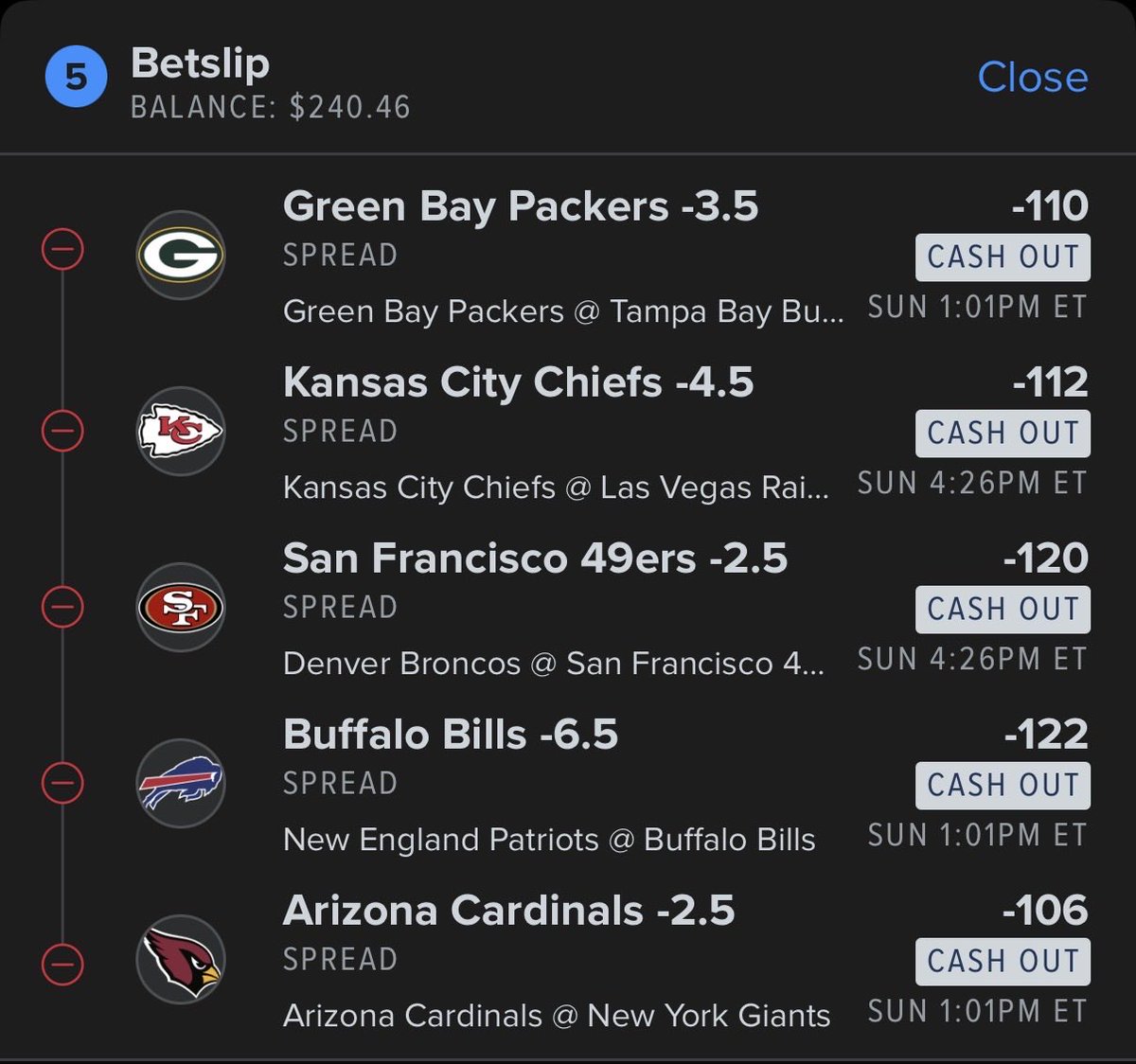 DavidTheSlinger's tweet photo. Last week: 1/5 😬
Overall: 1/5
Week 4 picks: https://t.co/5zcznjz2kG