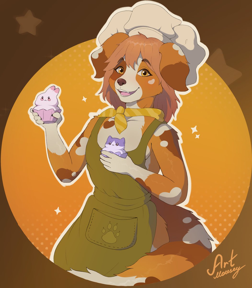 ArtMousey's tweet photo. Wanna have a fresh cupcake from this baker? 🐶🧁 https://t.co/w0exPTa2VV
