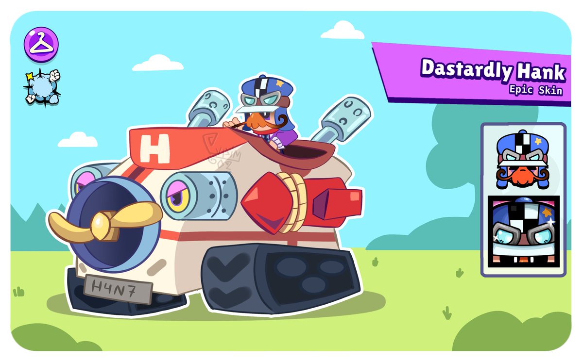 02_cupim's tweet photo. Dastardly Hank 🏁

Skin concept for the Starr toon theme
#BrawlStars #BrawlStarsArt #Supercell #BrawlTalk #BrawlStarsHank https://t.co/VXnXq2hcvp