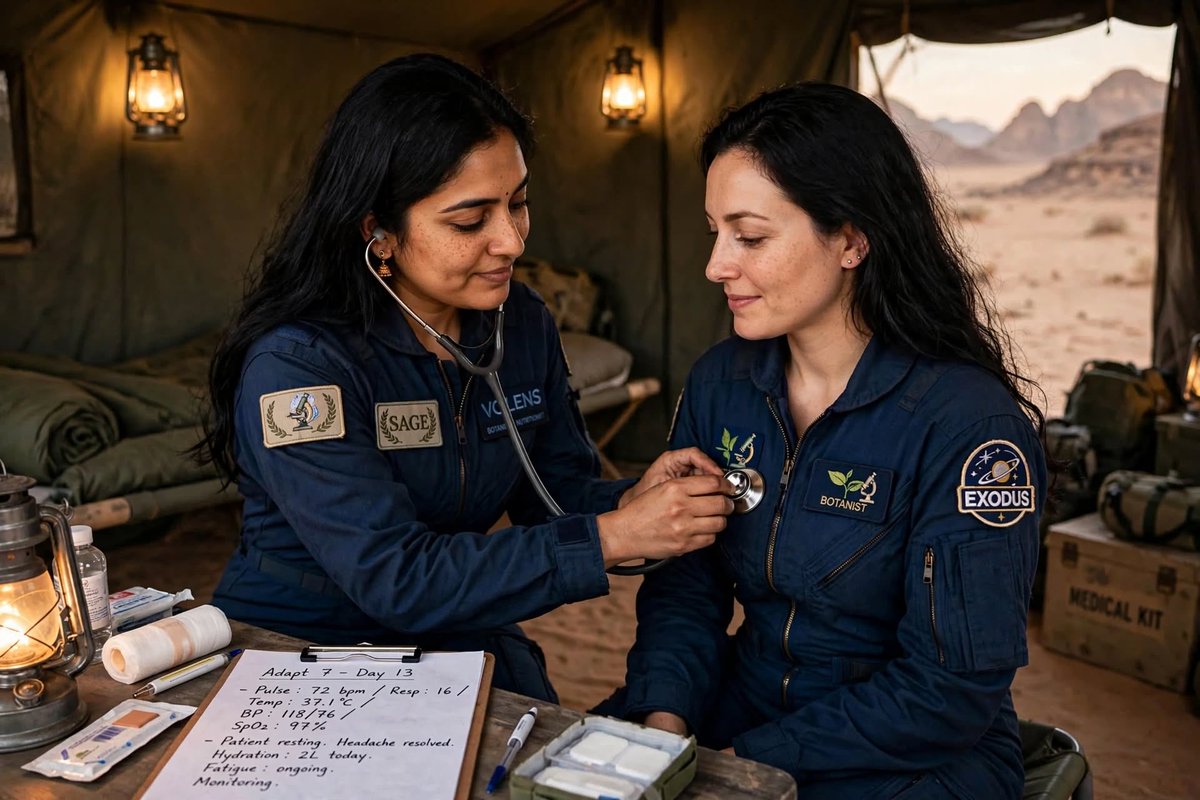 Deitra149's tweet photo. DAY 28 — ADAPT 7 CHECK-IN
Medic check. Adapt 7 - Day 13.
Vitals steady, mild headache yesterday resolved, hydration good. Just logging reactions and moving on.
#VOLENS07 #Day28 #Adapt7 https://t.co/OIwk4Cedlo