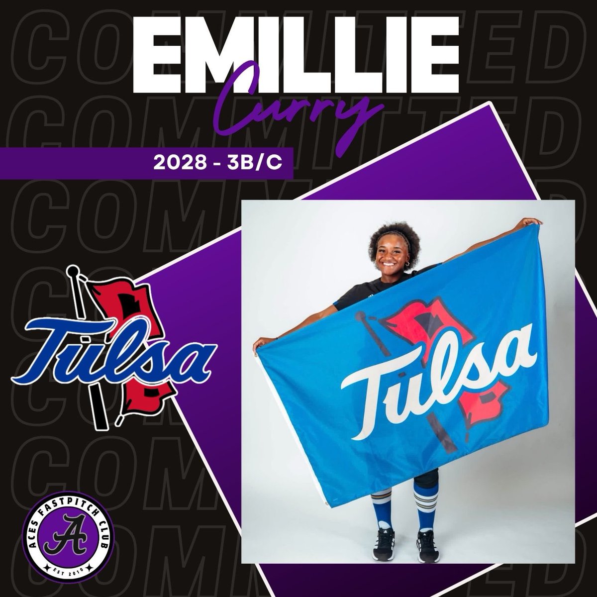 Aces_SoftballKC's tweet photo. Big congratulations to @ECurry35 and her family on her commitment to @TulsaSoftball ! Hard working, talented and great teammate. Coach Gasso got a good one!!! 

Reign Cane ❤️💙

@DiamondAddicts @SoftbalAmerica @LineDsoftball @ExtraInningSB https://t.co/8kFnNuCcMJ