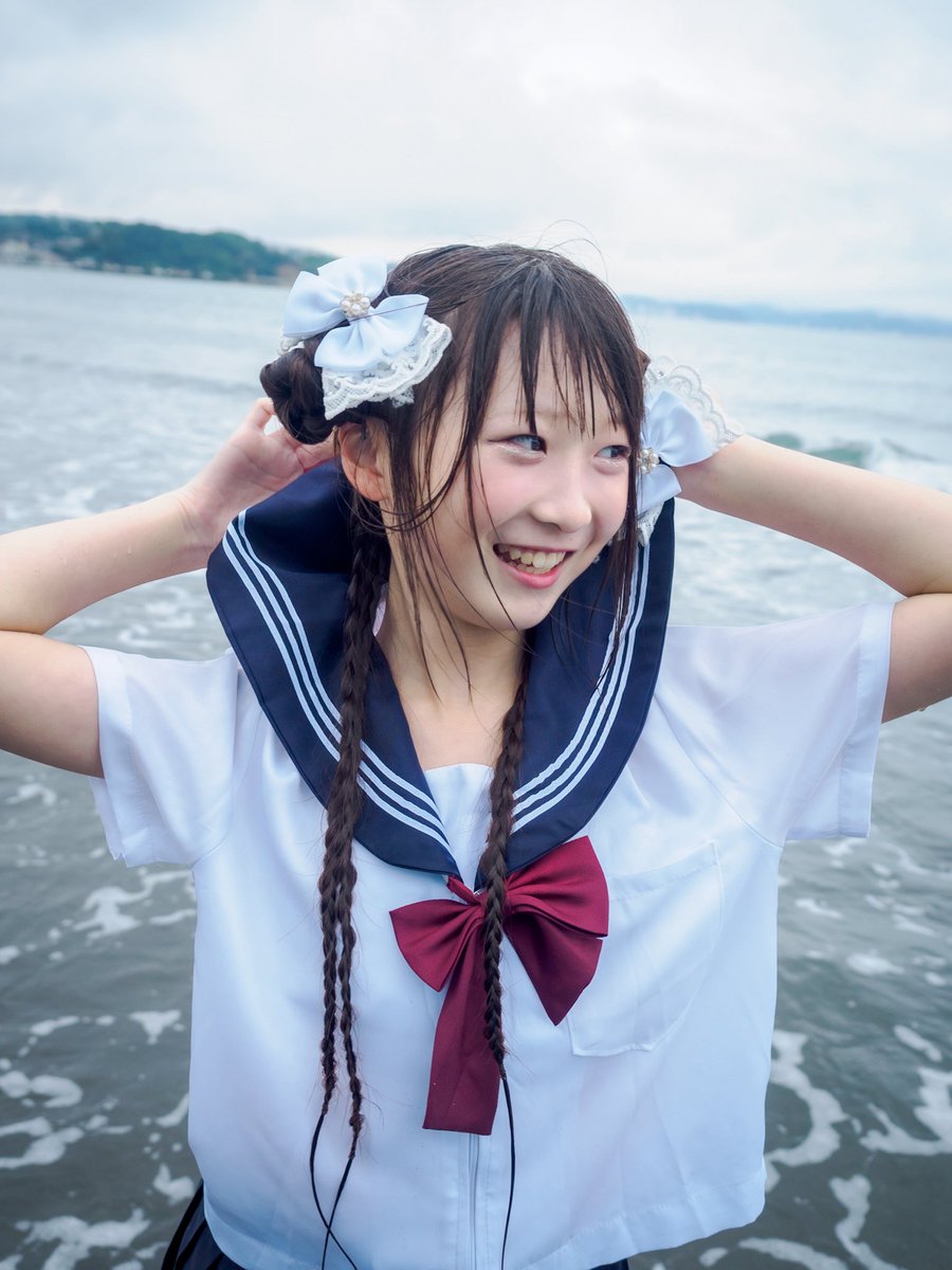 umesan200x's tweet photo. セーラー服の襟は立てて集音する為に大きかったんだってというぼくの話しを全く信用してくれないうえに襟で耳を塞ぎ、聞こえな〜い😝と煽ってくる人〜😤
#Kwan🧚♀️💜
#LexarioR #PRiYAnCeR https://t.co/YldxlXG4Rs