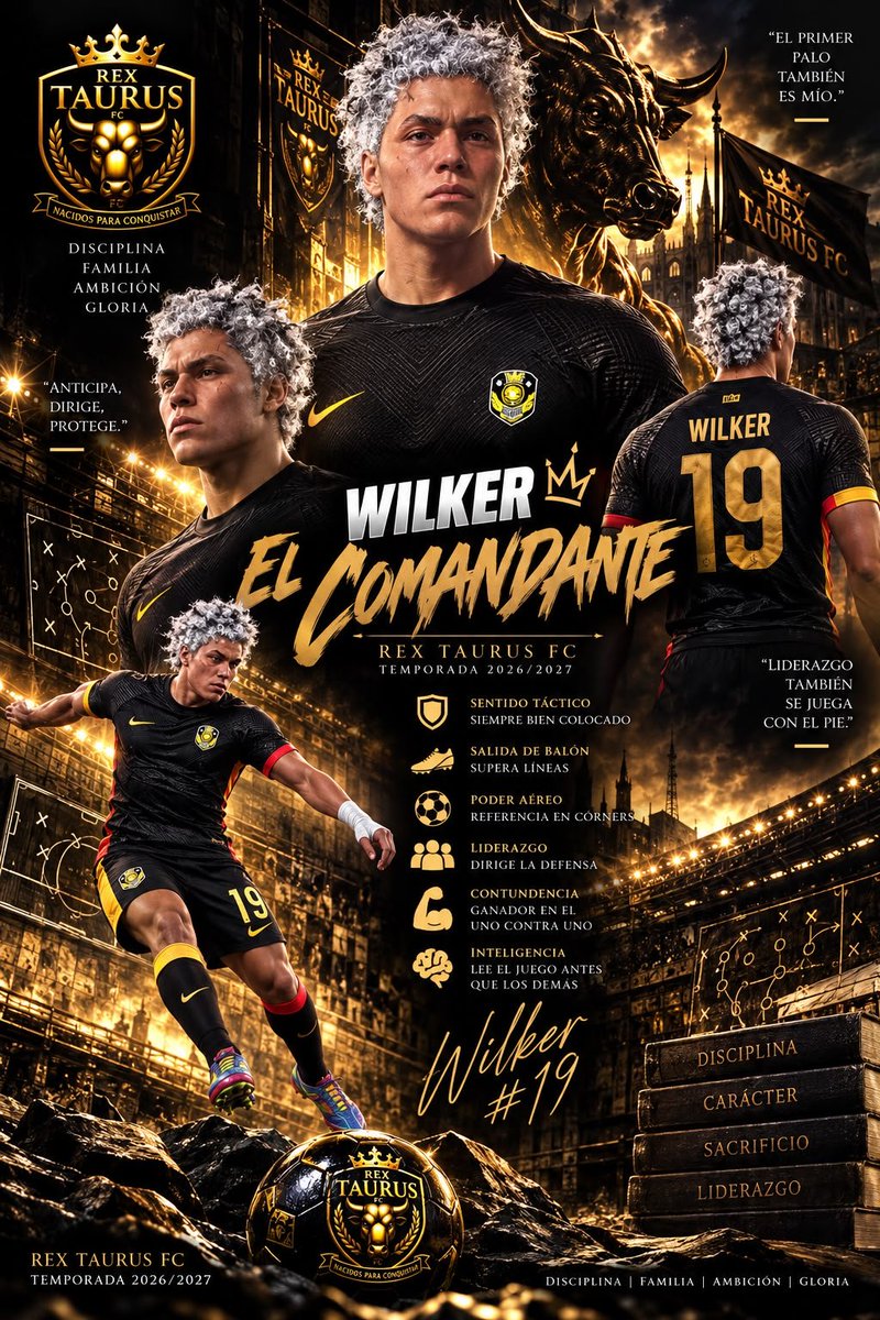 RexTaurusFC's tweet photo. Seguimos con las presentaciones! Turno para Wilker! 💪🏼😍♥️ https://t.co/WRqoQjceaz