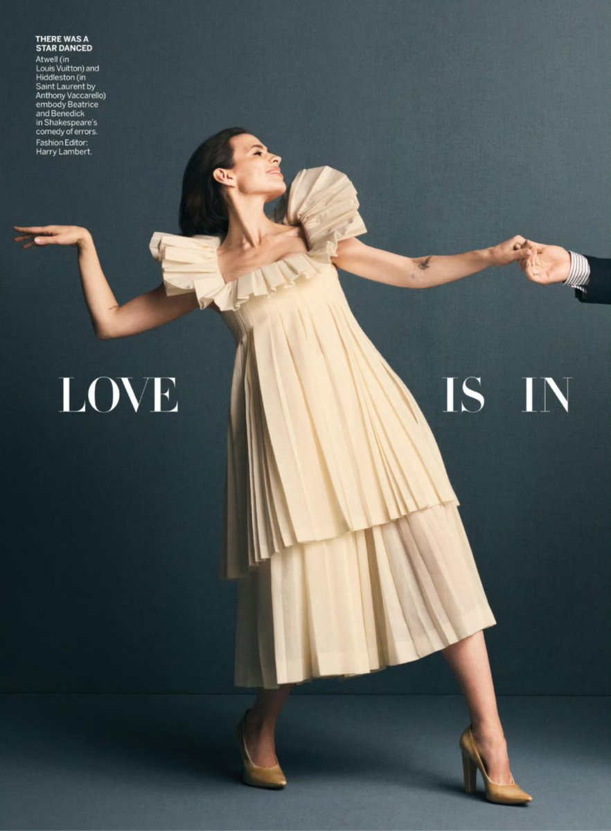 bestoftwh's tweet photo. 📷NEW| Tom Hiddleston and Hayley Atwell for Vogue magazine. https://t.co/wMcIxJRJSR