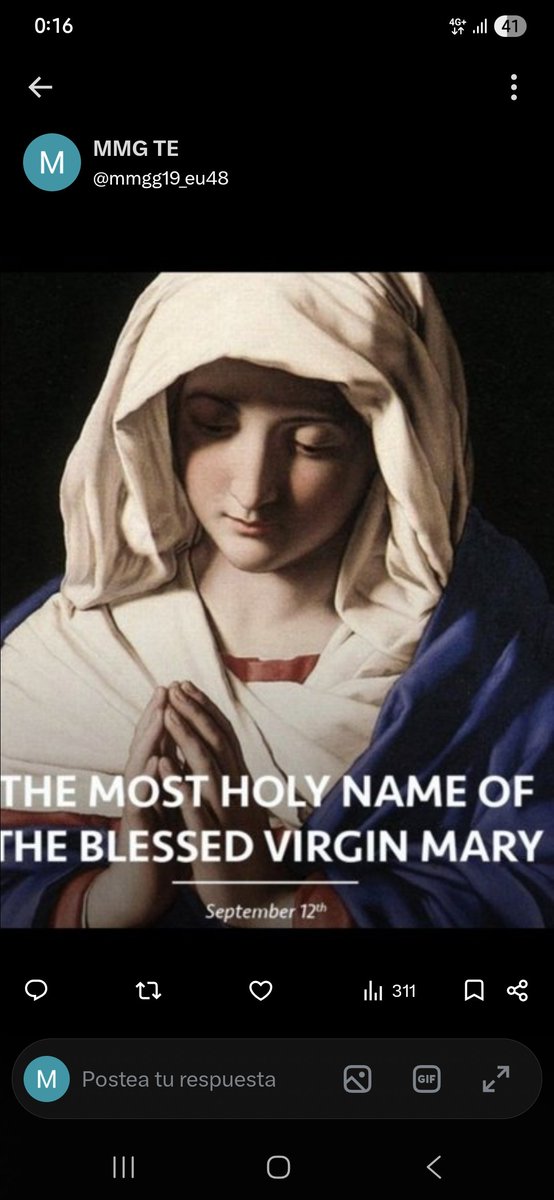 mmgg19_eu48's tweet photo. @ZfmmmY MMGG: 12 SEPTIEMBRE 2026
DULCE #NOMBRE DE  #MARIA
Peace be unto you, ministering angels,
Messengers of the Highest One,
Of the King who is King of Kings,
The Holy One, blessed be He.1
Shalom Alejem" (שלום עליכם), que significa "La paz sea con vosotros" https://t.co/spGbTynyRU