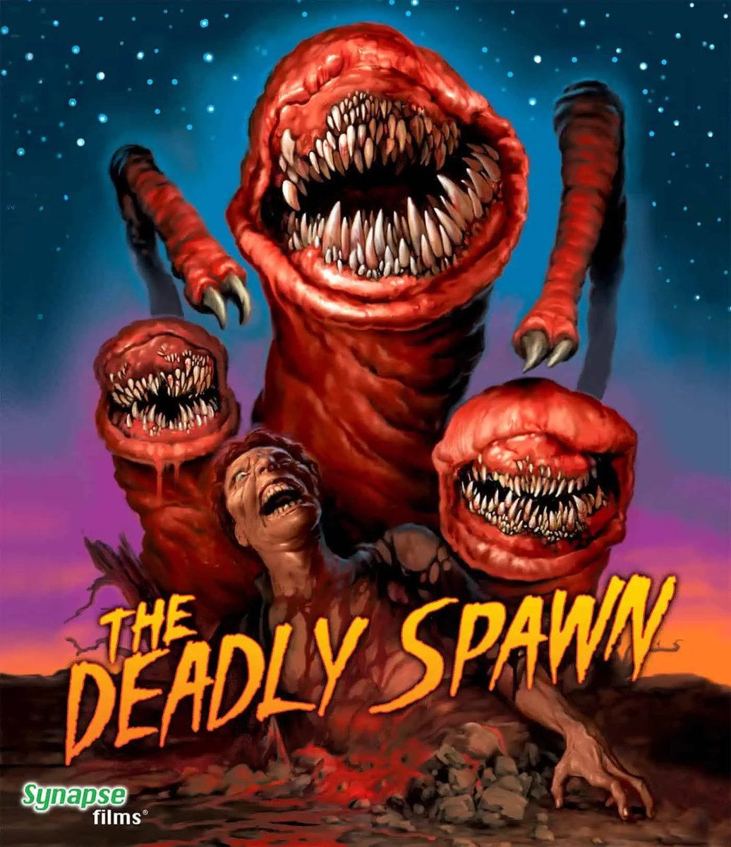 CineDump's tweet photo. THE DEADLY SPAWN 4K UHD (AND REGION FREE BLU-RAY) STANDARD EDITION coming Nov.10, 2026 @synapsefilms https://t.co/JI5A02w89G