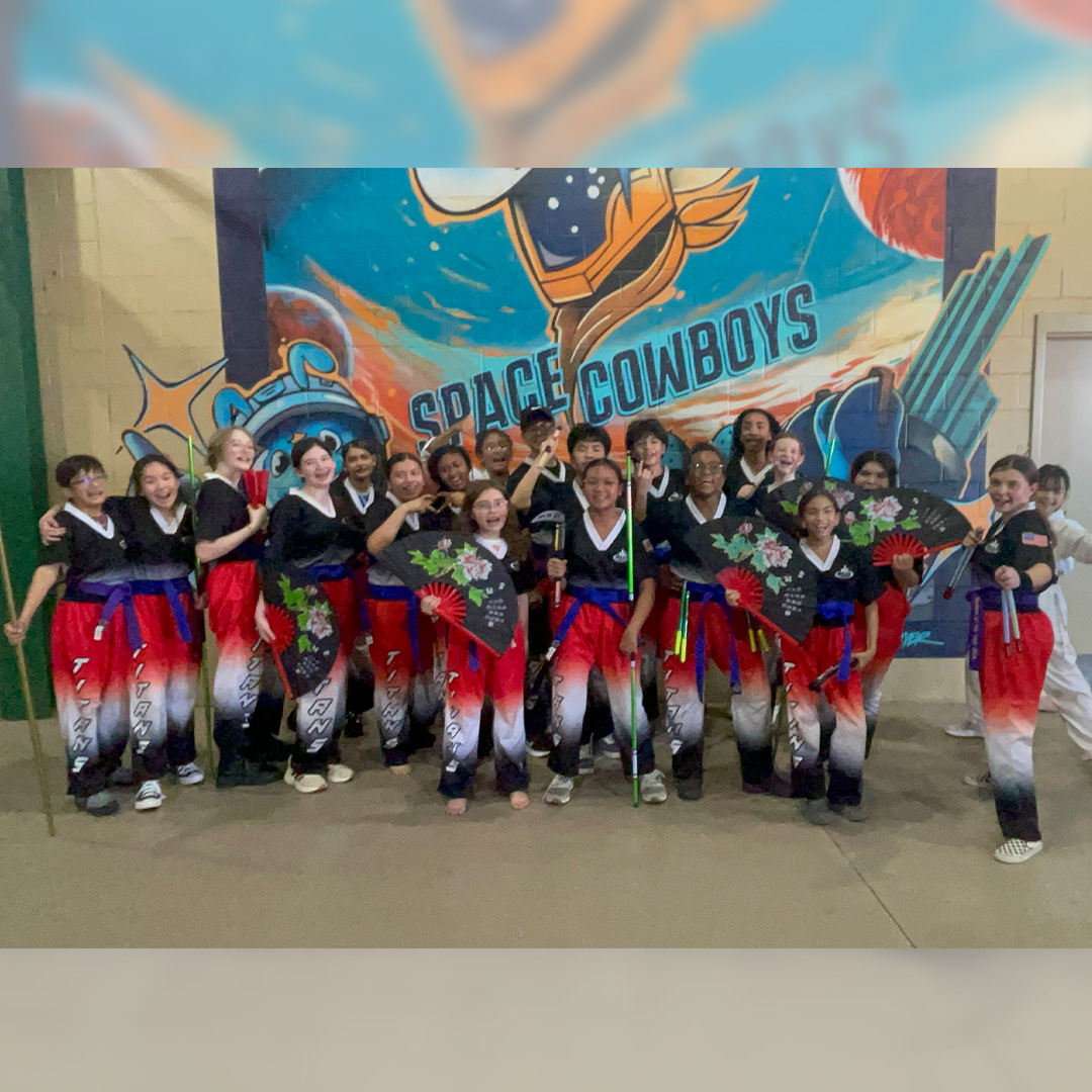 KICKSTART_KIDS's tweet photo. 🥋🌟 Sugar Land M.S. students made an impact in September! From Space Cowboys to the Hurricane Nationals &amp; Tokyo X Festival, our students represented KSK with pride.  This is Mr. Norris’ legacy—building character &amp; empowering youth. Great work, Mr. Bernal! 👏
#fridayvibes https://t.co/FIYqFhE1ZH