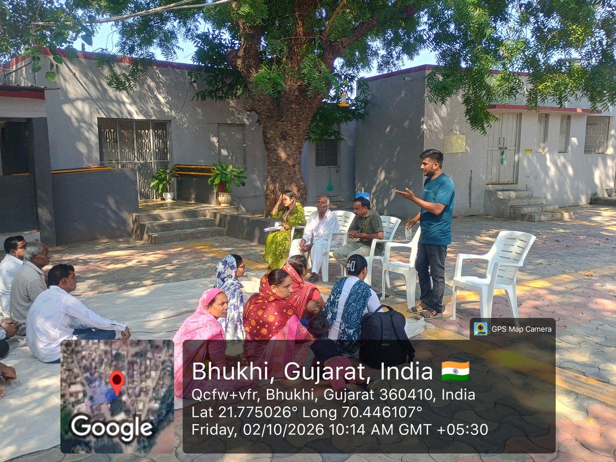 chauhan49680507's tweet photo. ધોરાજી તાલુકાના ભુખી ગામ માં ૨જી ઓક્ટોબર ના રોજ ગ્રામસભા માં ખેતીવાડી વિભાગ ની વિવિધ યોજના ની માહિતી આપવામાં આવી તથા કૃષિ પ્રગતિ એપ્લિકેશન ની માહિતી આપવામાં આવી તથા જાહેર જગ્યા પર માહિતી પ્રસિધ્ધ કરવામાં આવી.@jitu_vaghani @GujAgriDept @DDORAJKOT1 @CollectorRjt @DaoRajkot https://t.co/Q3sjUTrXmc