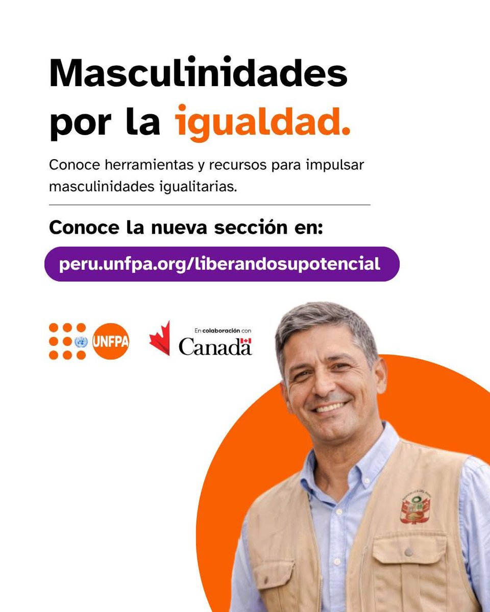 UNFPAPeru's tweet photo. Las masculinidades también pueden transformarse.

Trabajar con hombres para la igualdad es una estrategia implica involucrar activamente a los hombres en la prevención de la violencia hacia las mujeres y en la construcción de relaciones igualitarias, promoviendo espacios de reflexión que cuestionen los modelos tradicionales de masculinidad.

En esta nueva sección encontrarás evidencia, herramientas y recursos para fortalecer este enfoque desde los gobiernos locales.

🔗 Conoce más en: https://t.co/BQCSFFC3I6