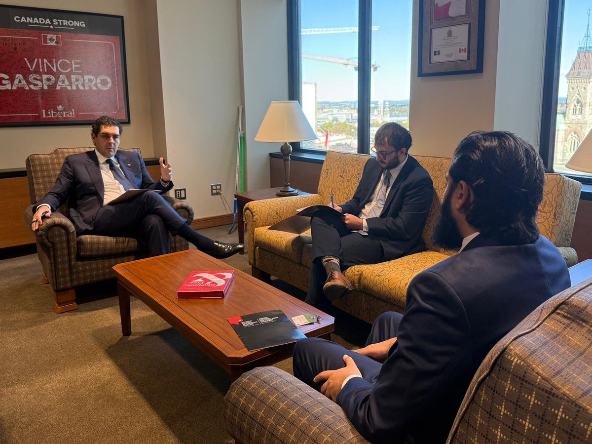 vgasparro's tweet photo. I had a productive meeting with the National Council of Canadian Muslims

We discussed protecting mosques &amp; supporting our national security agencies. Recent threats against children attending Islamic schools are disgusting and unacceptable.

We will stand united against all hate https://t.co/3Kz4gBvJYb